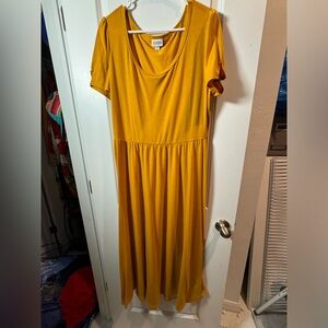 Lularoe Riley empire waist midi dress 2XL